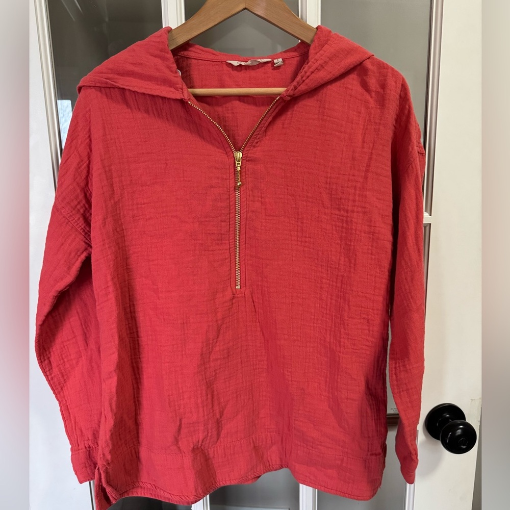 Soft surroundings size small keima gauze hoodie